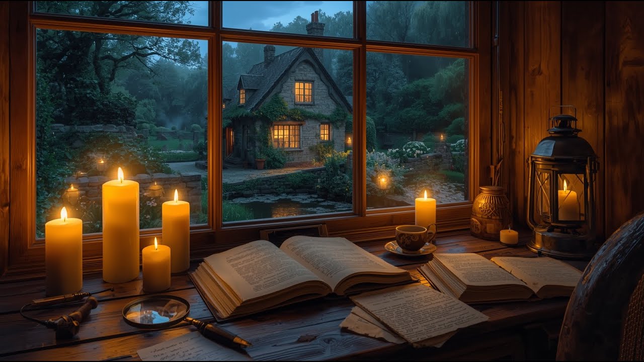 Cozy Study Ambience | Candlelight, Deep Focus