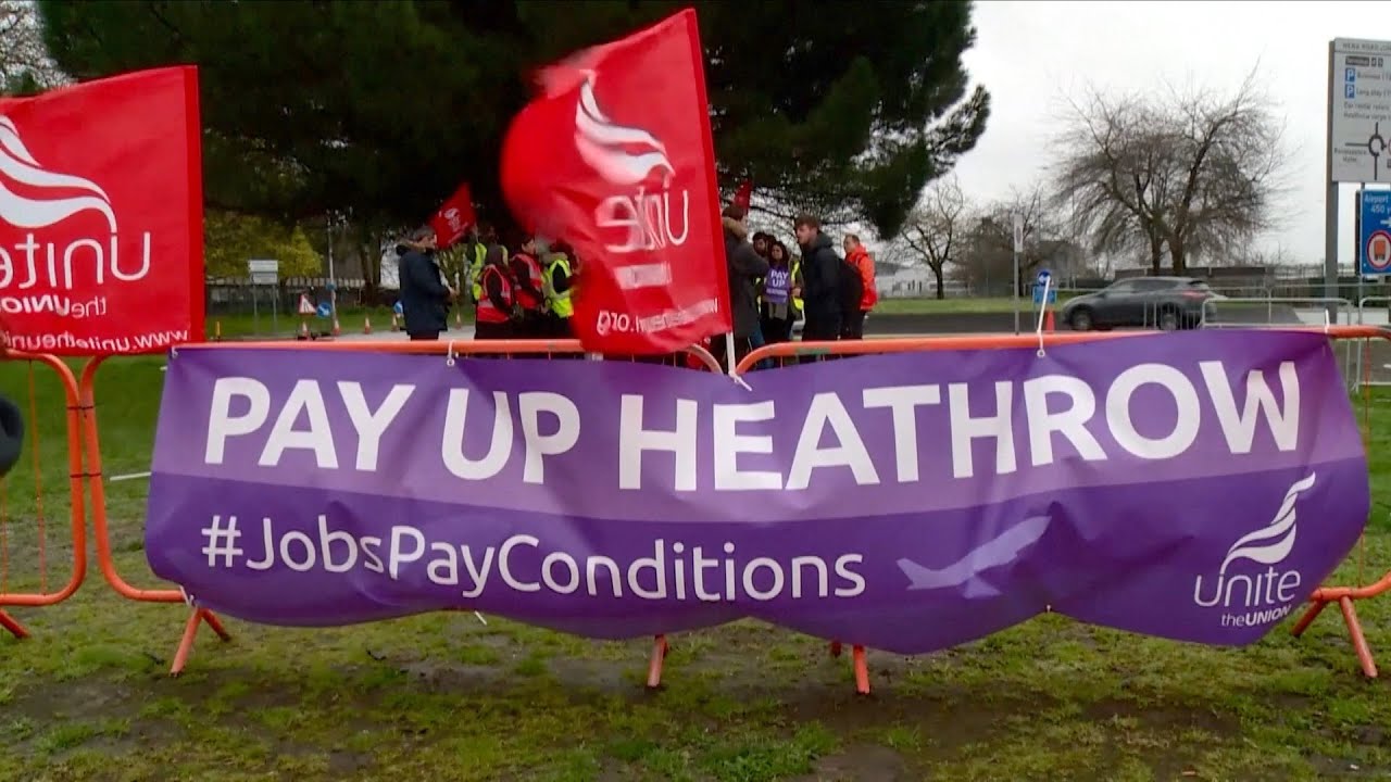 UK Heathrow Airport security staff start 10-day strike for higher pay