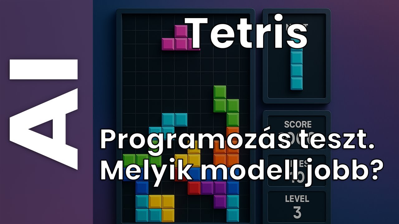 Tetris kódolás AI-val: Melyik nagy nyelvi modell (LLM) teljesít a legjobban?