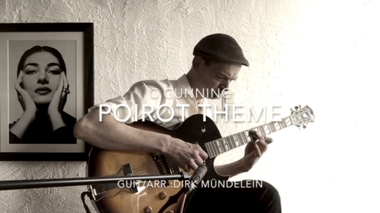 Poirot theme  , the belgian detective  - Guitar  Solo version