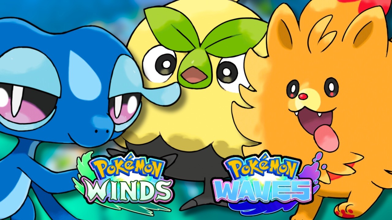 Pokémon Winds and Waves Starters Evolution Predictions + Analysis