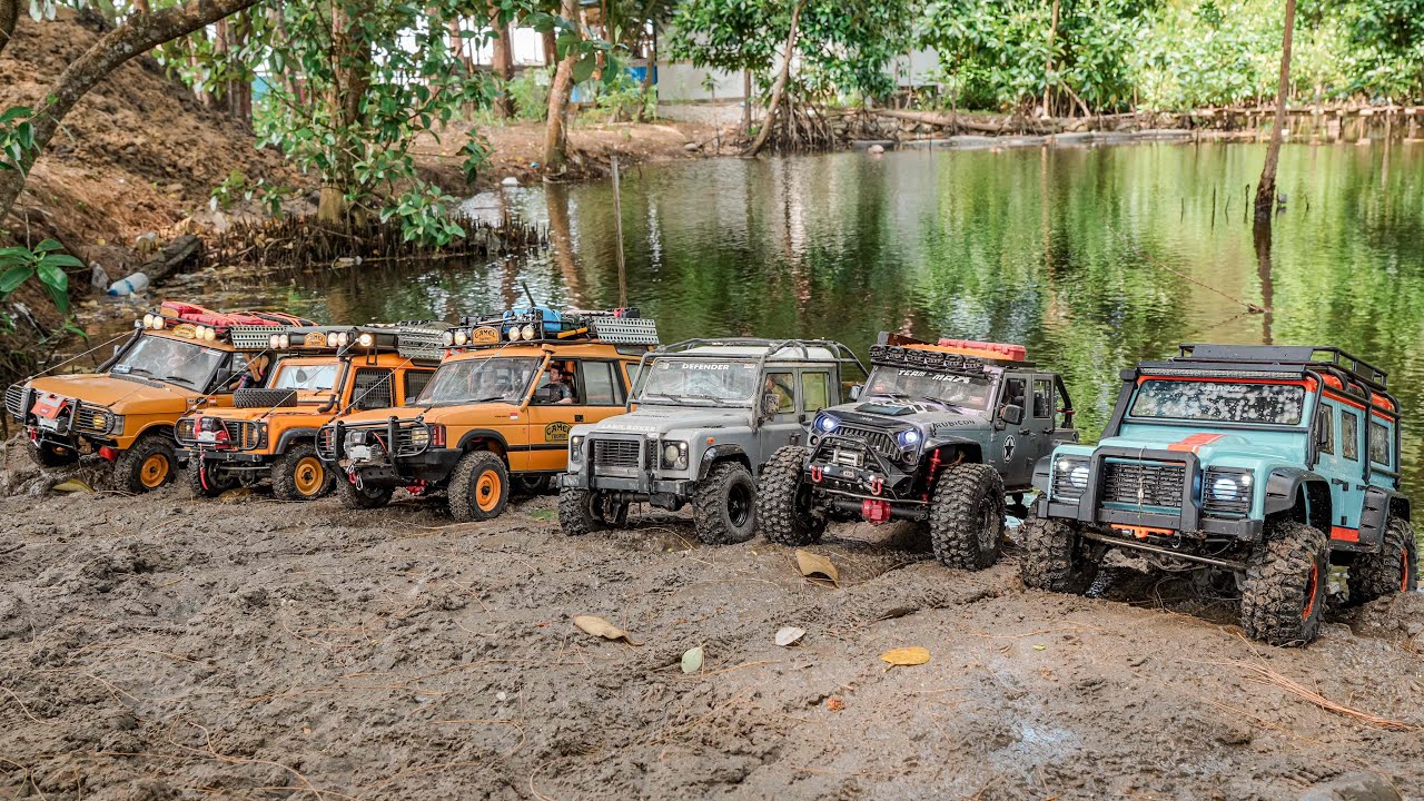 Weekend Offroad RC Adventure At The Beach! | Balikpapan, Indonesia | SCX10 RGT MJX D1RC TRX4
