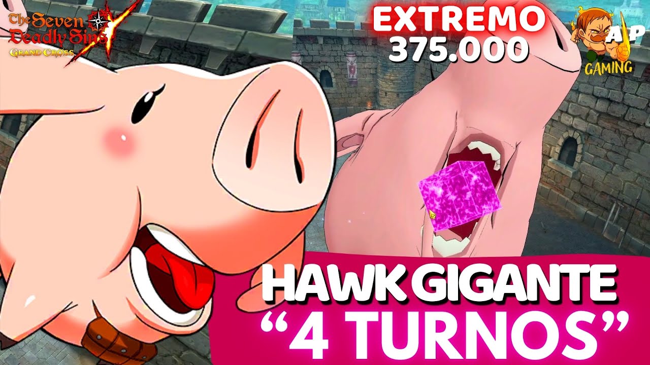 FARM NO MODO + DIFÍCIL!COMO FARMAR RÁPIDO O HAWK GIGANTE (MESTRE DE SOBRAS) - 7ds Grand Cross