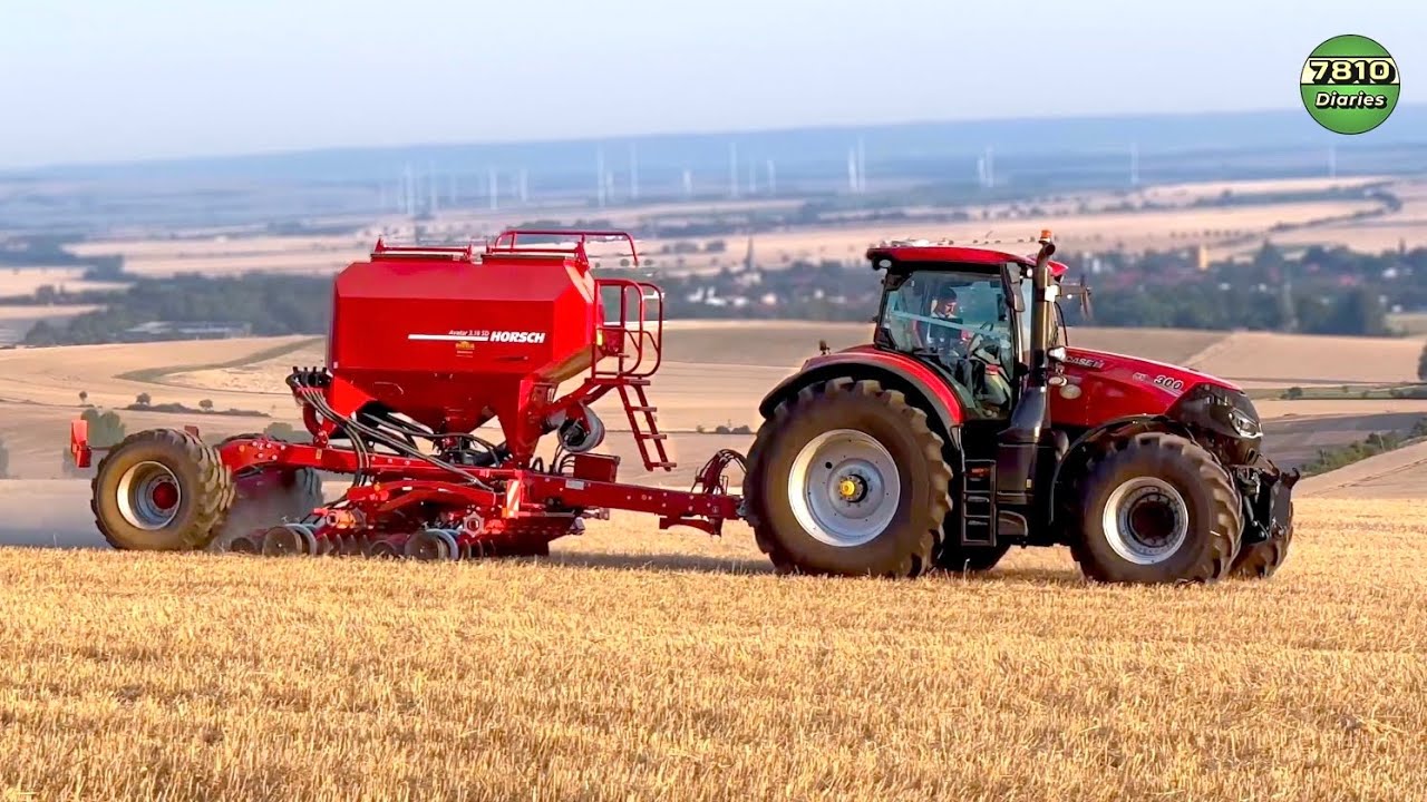 Let’s Drive Optum 300 + HORSCH Avatar | Direktsaat in Weizenstoppel👌 | 7810 Diaries in UHD (4K)
