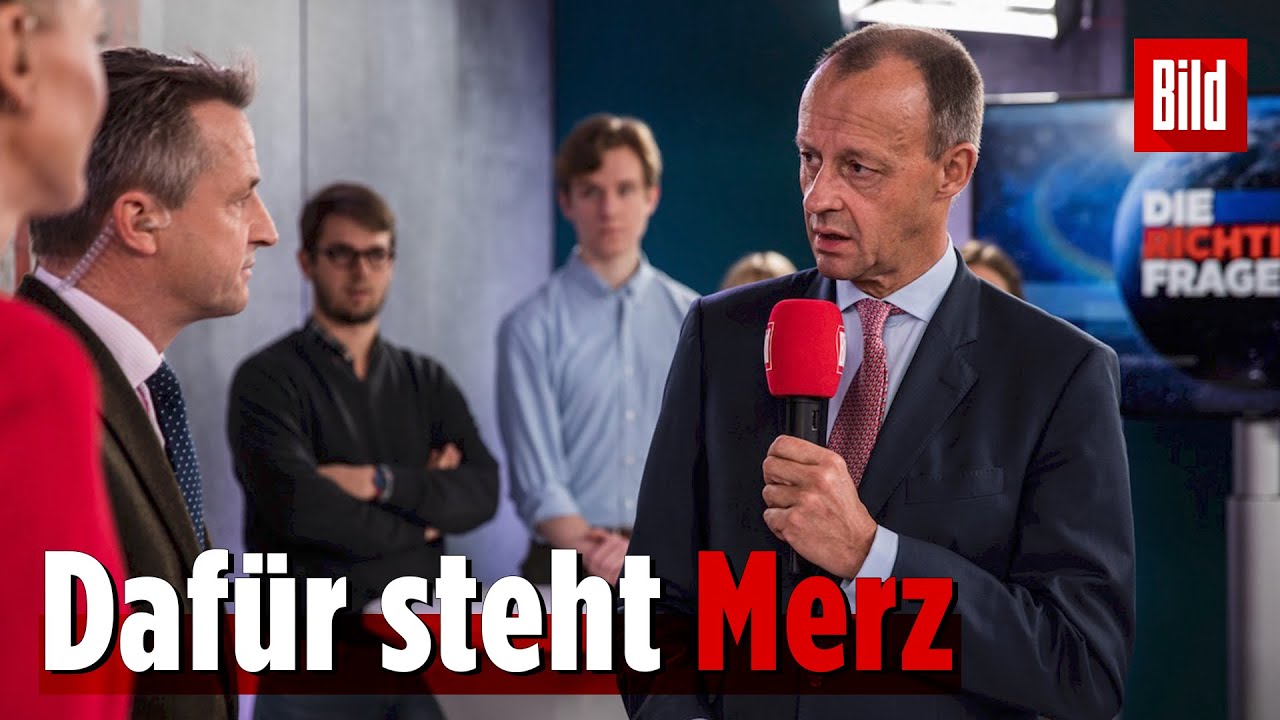 6 Fragen an – 6 Antworten von Friedrich Merz | Die Richtigen Fragen Spezial