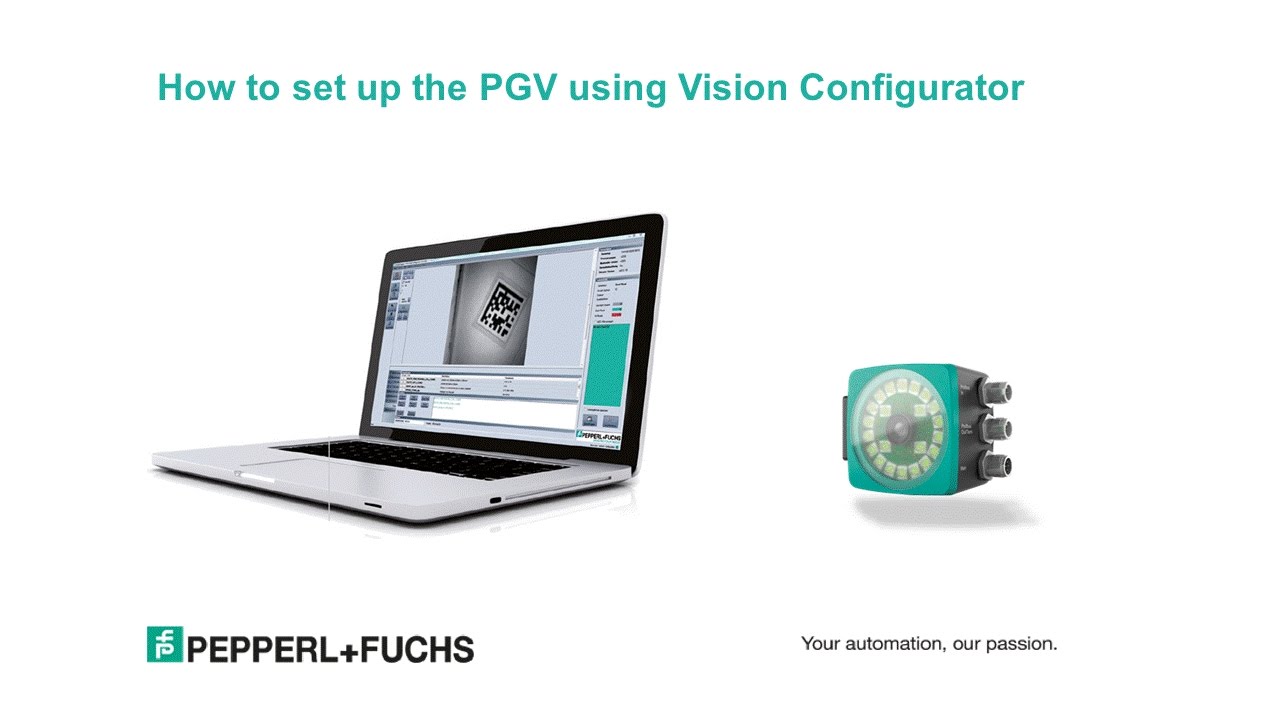 How to set up the PGV using Vision Configurator
