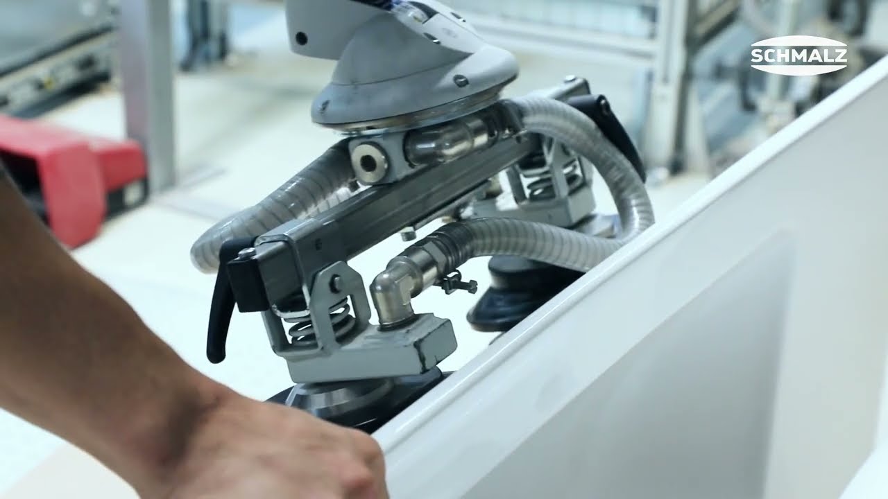 Vacuum Tube Lifter JumboFlex: One-hand operation for rapid logistics movement processes