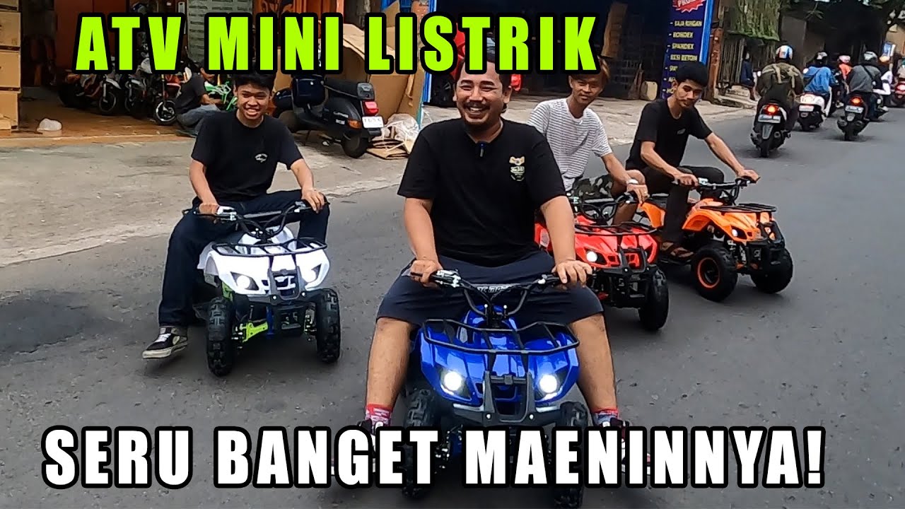 ATV MINI LISTRIK REVIEW DAN TEST RIDE, KECIL KECIL CABERAWIT