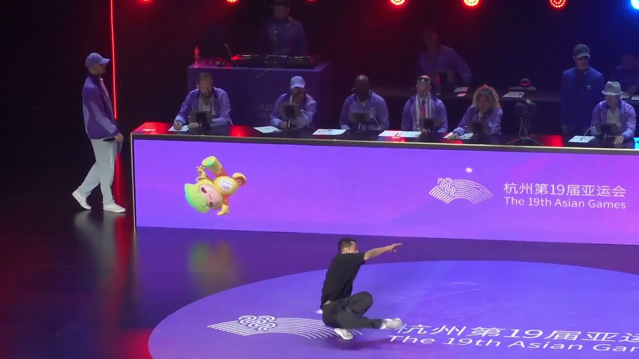 The first day of Breaking events in the history of Asian Games
