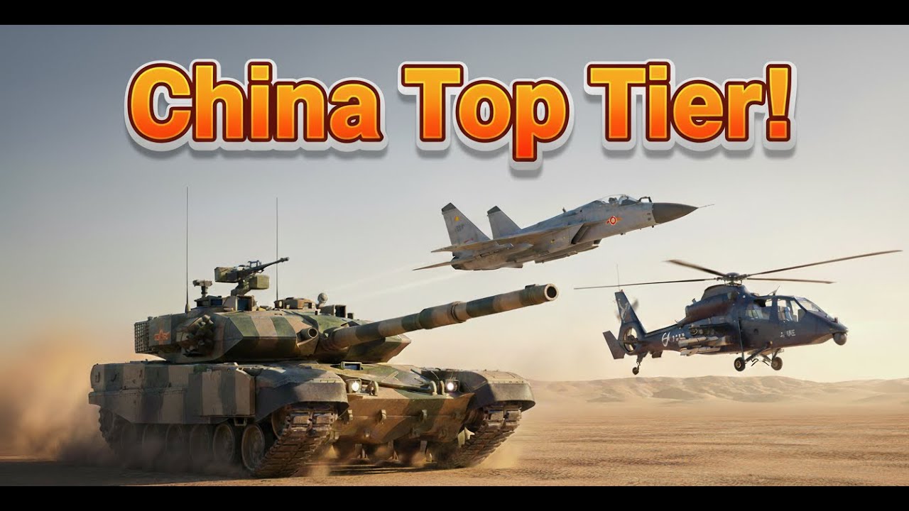 Finalmente top tier da China! - VT4A1, WZ1001, JF-17 e Z-19E - WAR THUNDER GAMEPLAY 