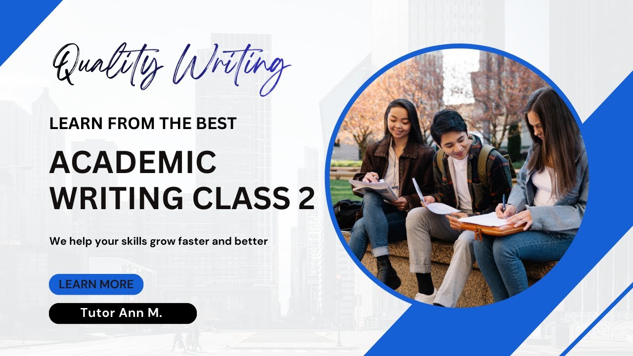 Academic Writing Training 2