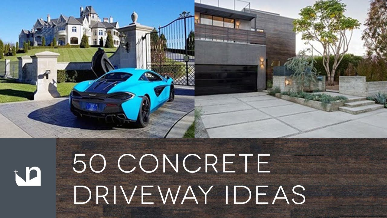 50 Concrete Driveway Ideas