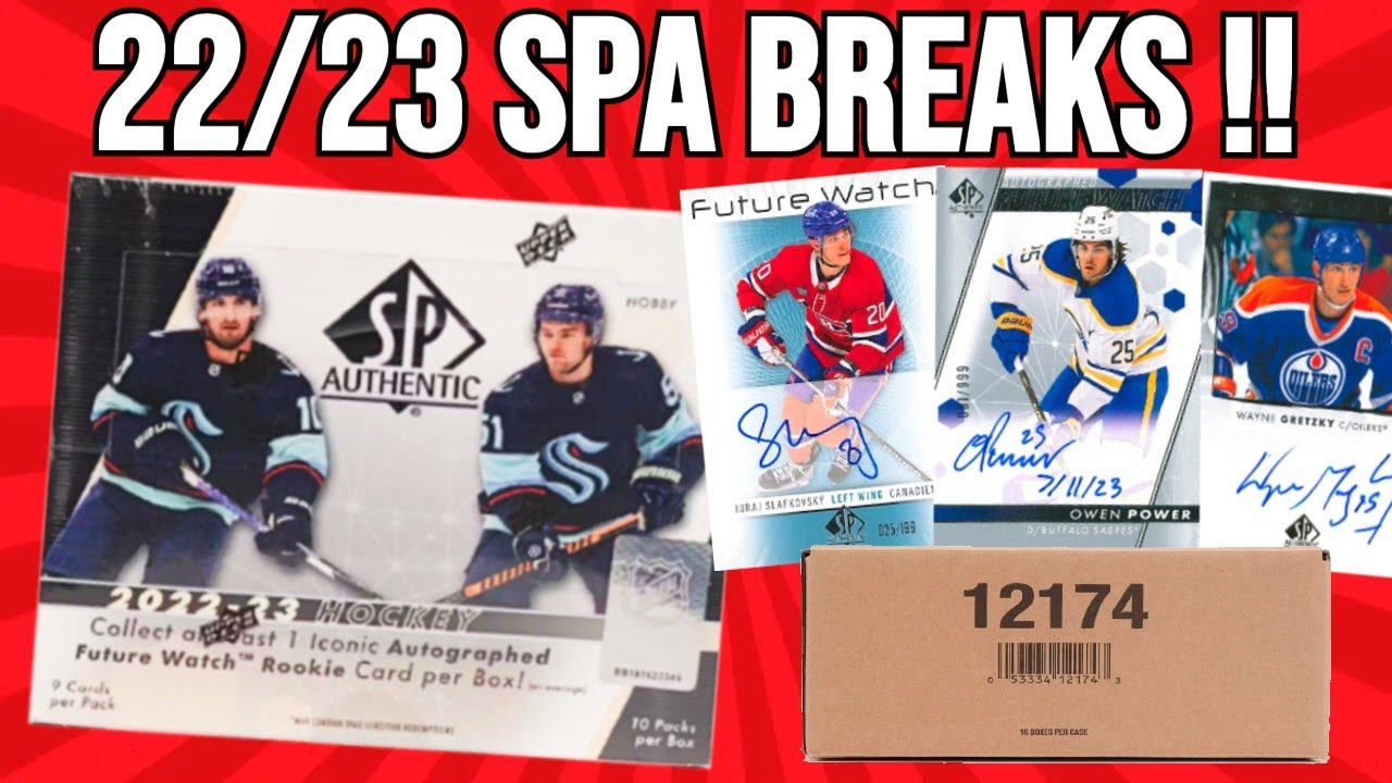 2022-23 Upper Deck SP Authentic Hockey CASE BREAKS !! 🔥