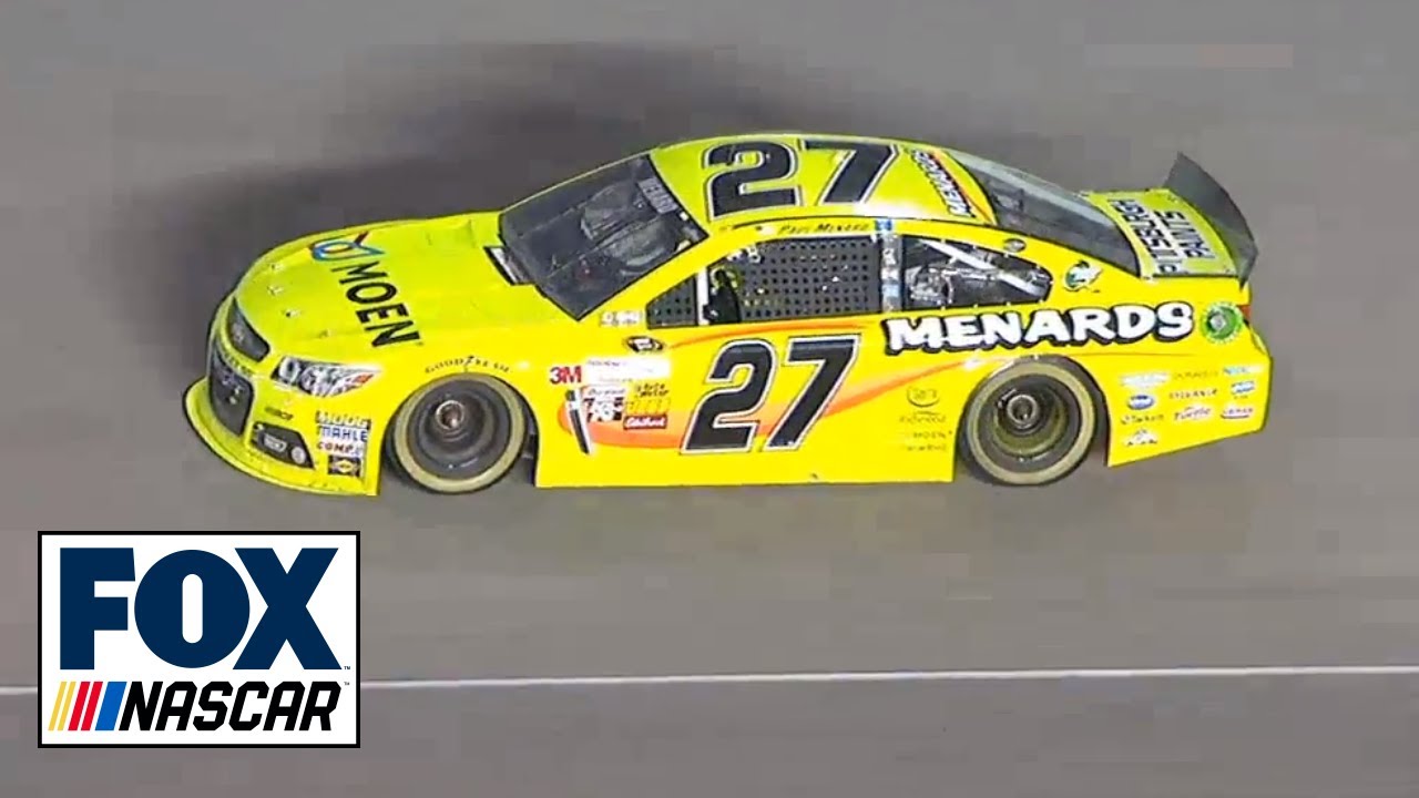 Paul Menard's Tire Explodes - NASCAR Sprint Cup Homestead 2013