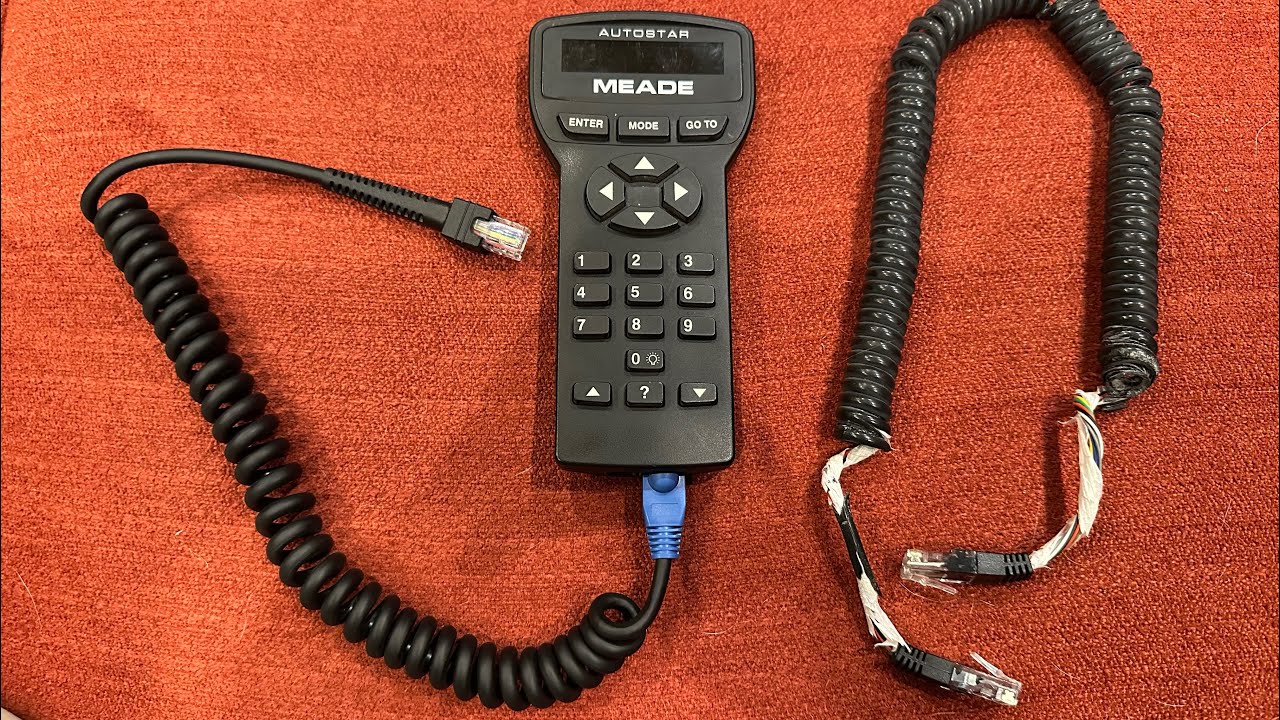 Making a new cable for AutoStar 497 controller 