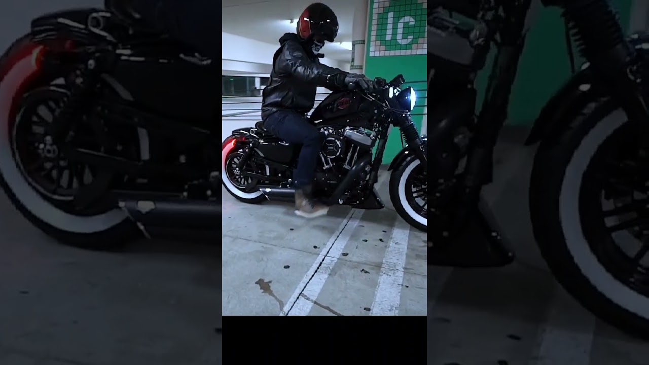 Harley Davidson 48 🔥 💨#shorts #harleydavidson #fortyeight #custom #bobber #sportster #fyp