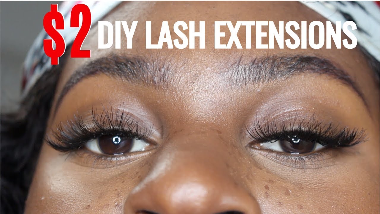 2$ DIY LASH EXTENSIONS AT HOME | StateofDallas