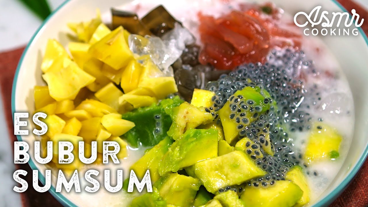 RESEP ES BUBUR SUMSUM SEGER ABIS! | #ASMRCOOKING