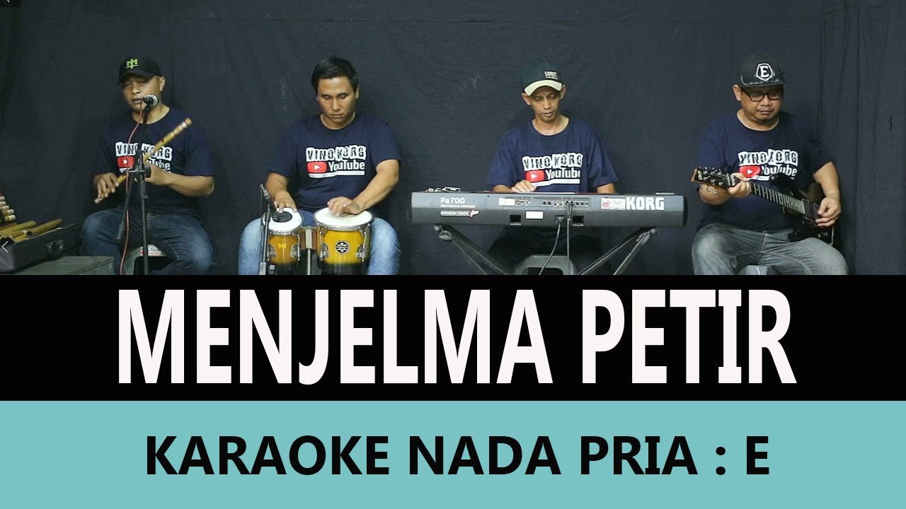 KARAOKE MENJELMA PETIR NADA PRIA  ( ERIE SUZAN )