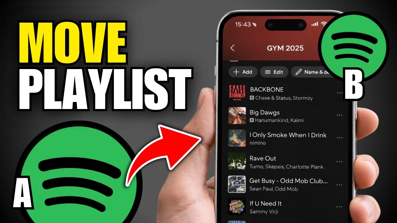 How To Move Spotify Playlist To Another Account