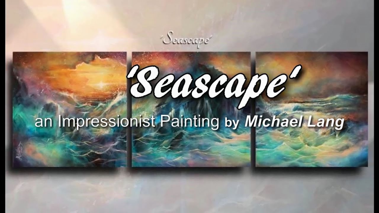 Michael Lang Seascape Painting Sunset Nautical Impressionist How to