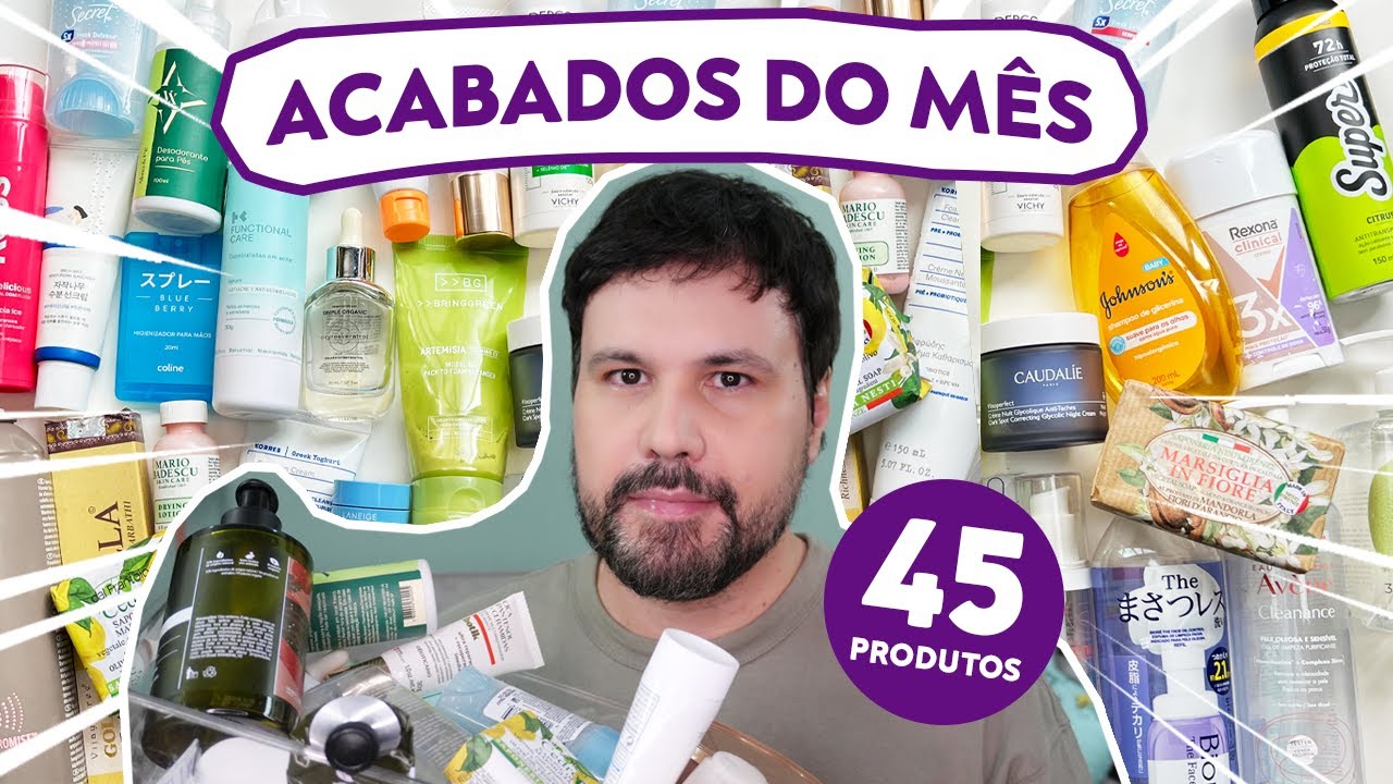PRODUTOS ACABADOS DE JANEIRO Banho Beleza Skincare Cabelo Project Pan