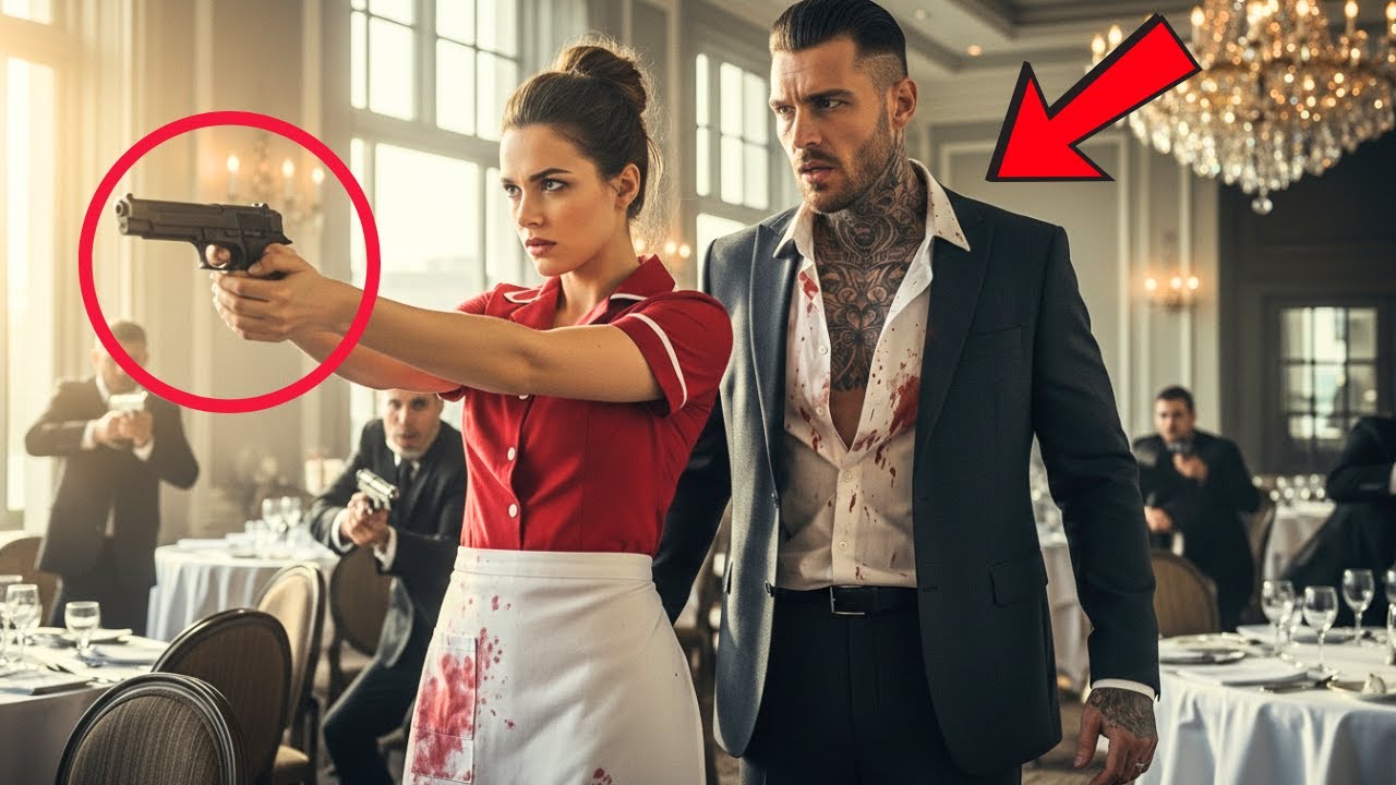 A Mafia Boss Was Trapped by Gunmen — Until the Poor Waitress Took His Gun and Fired First