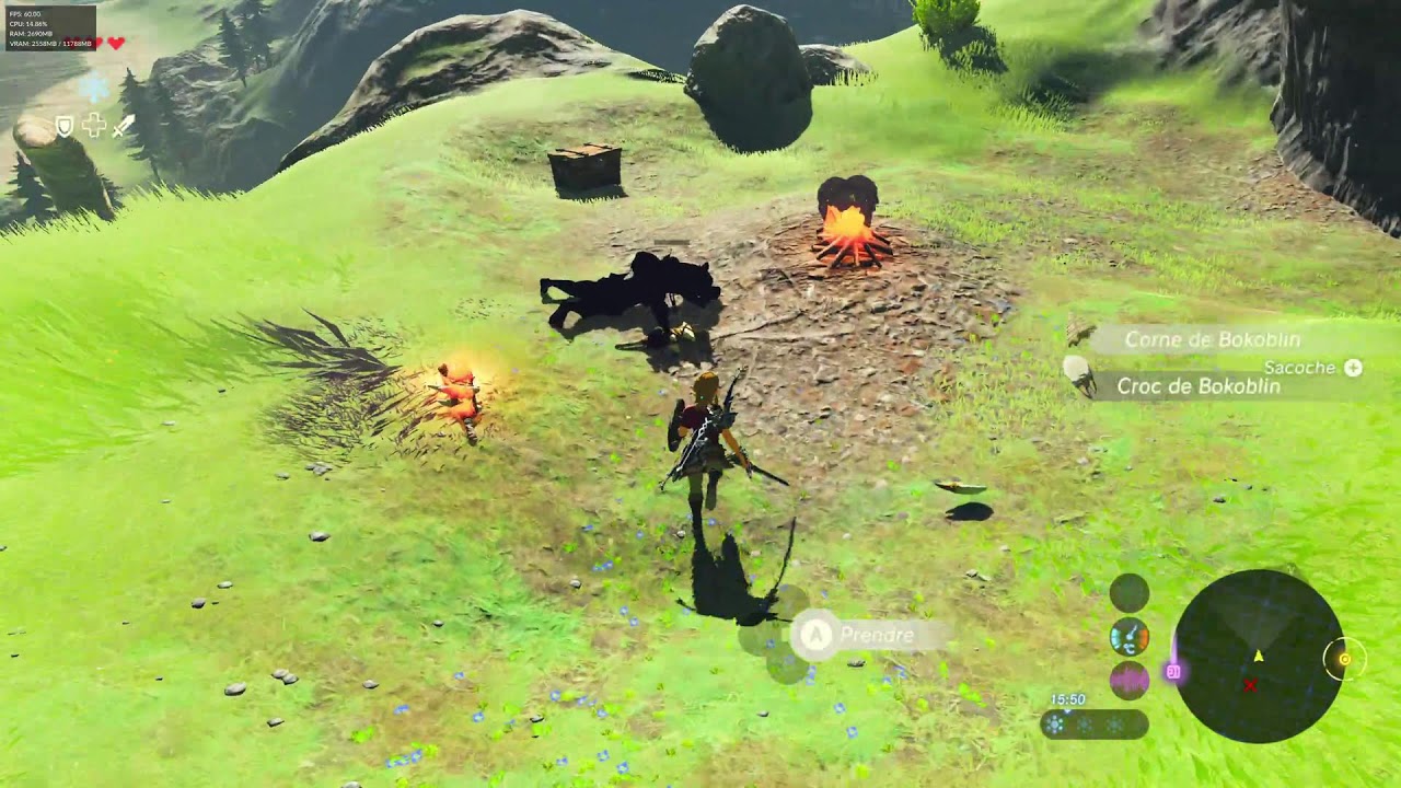 Zelda Breath of the Wild sur PC - Clavier et souris 002