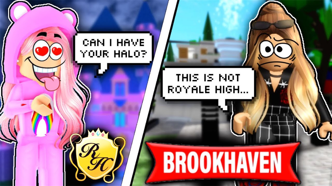 Я притворялся, что играю в «Рояль Хай» в других играх Roblox 💀 (BROOKHAVEN)