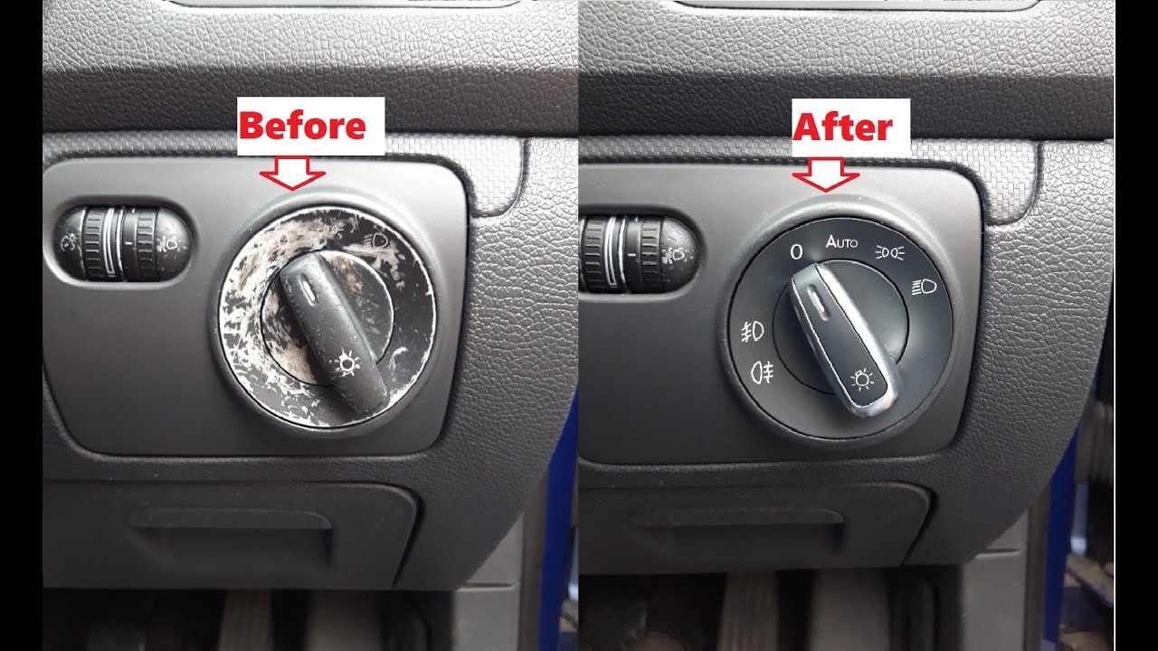 VW Golf 5 Mk5 Headlight Switch How To Replacement/Removal/Upgrade 👉@montoya_garage