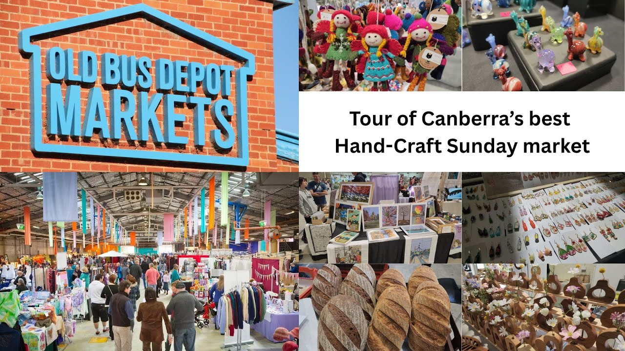 💐Old Bus Depot Markets 🚌 | Aussie Life | Canberra