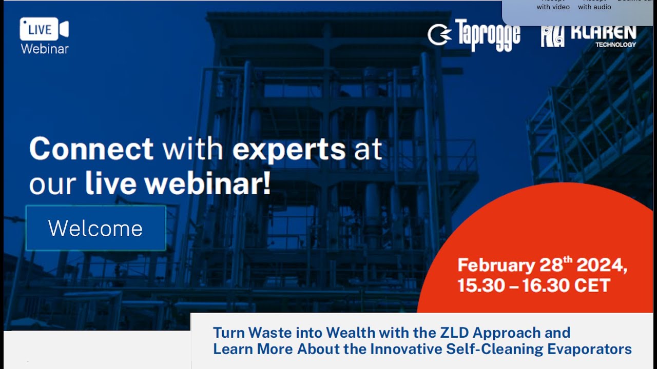 Turn Waste into Wealth with the ZLD Approach and Learn More About the Self Cleaning Evaporators