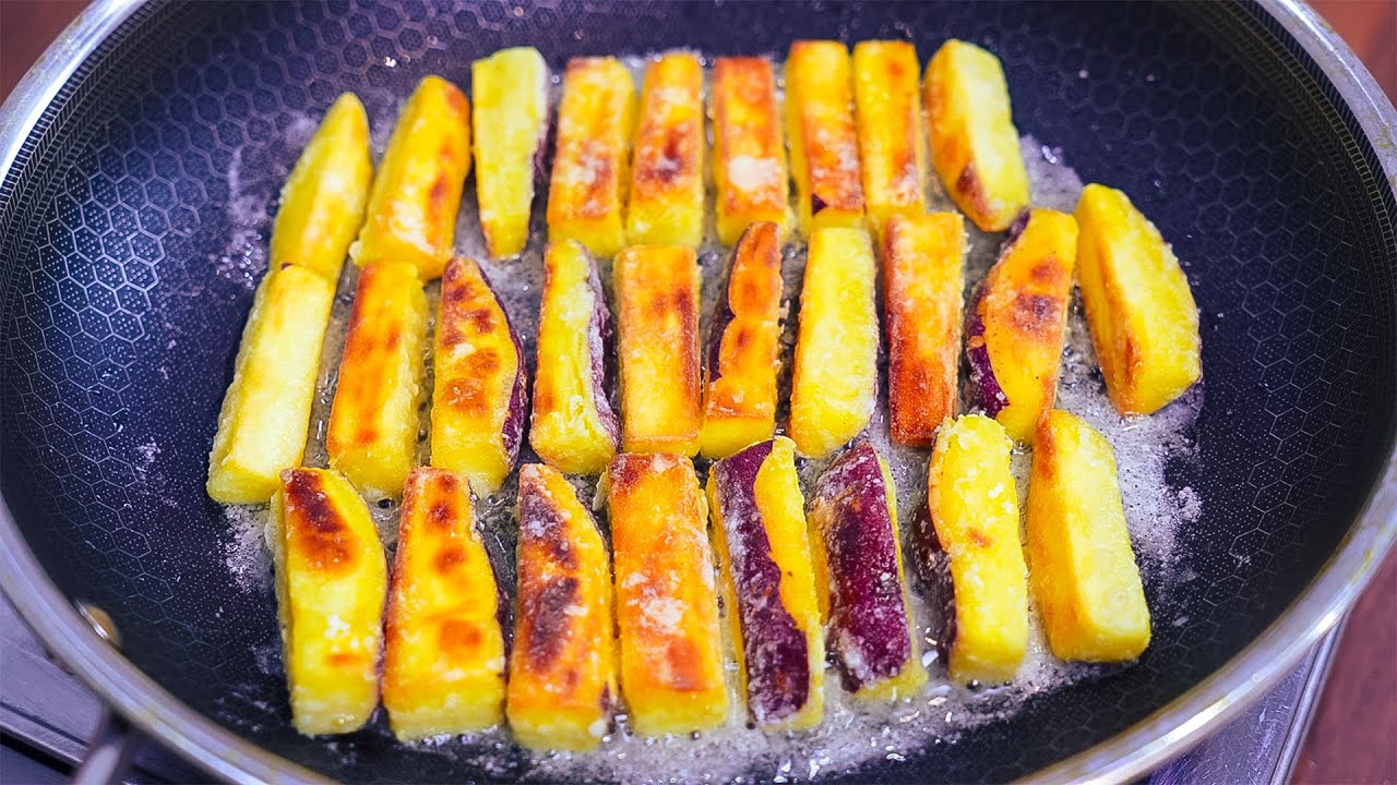 고구마 이제 이렇게 드세요😃! 너무 맛있어서 집에 고구마가 남아나질 않네요👍! 고구마요리쉬운 7가지