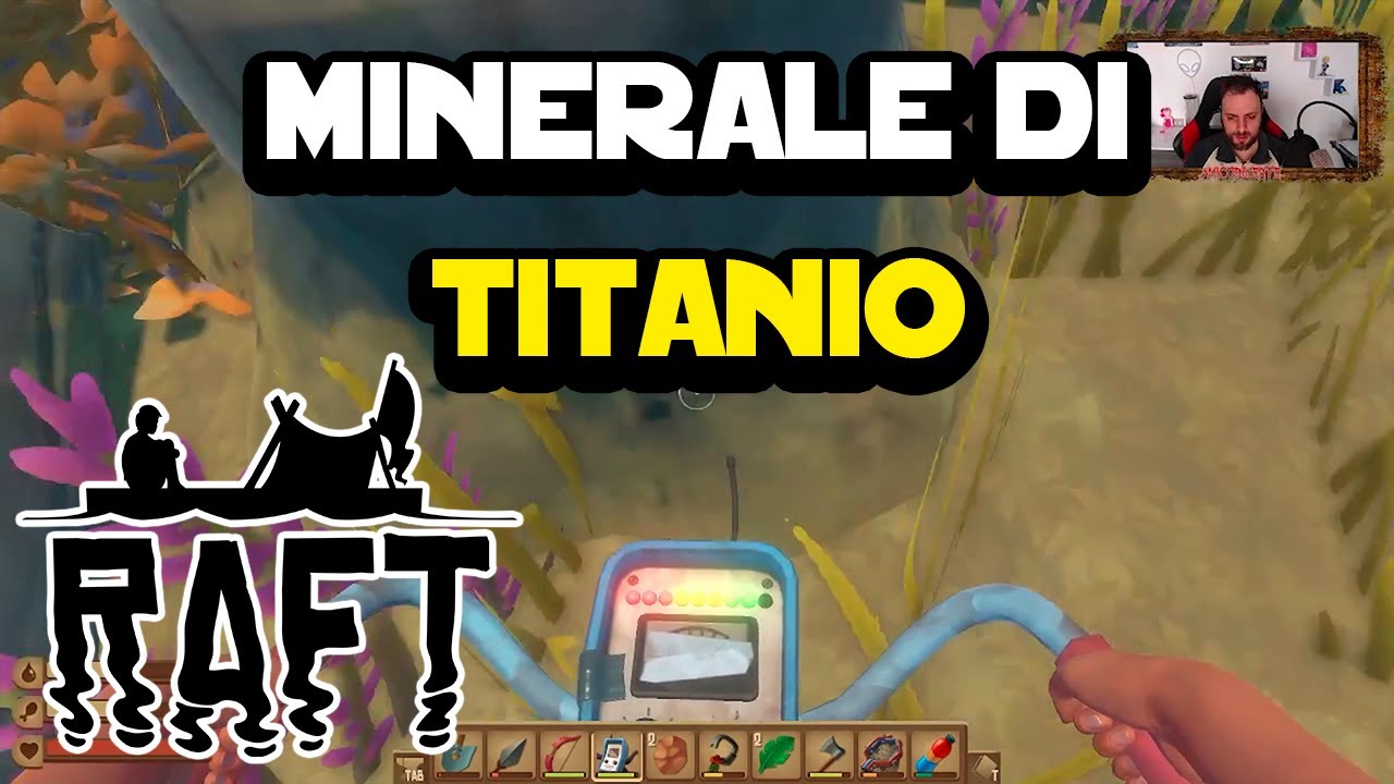 Raft tutorial - 24 - Come trovare il minerale di titanio con il metal detector