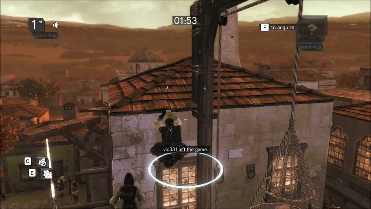 Assassin's Creed Revelations Multiplayer: Multiple Targets in Assassinate (Short Clip)