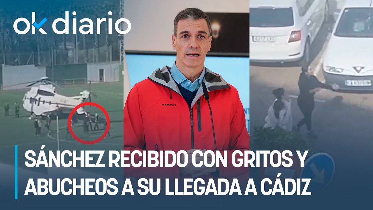 Insultos a Sánchez en su visita a las zonas afectadas por el temporal: 