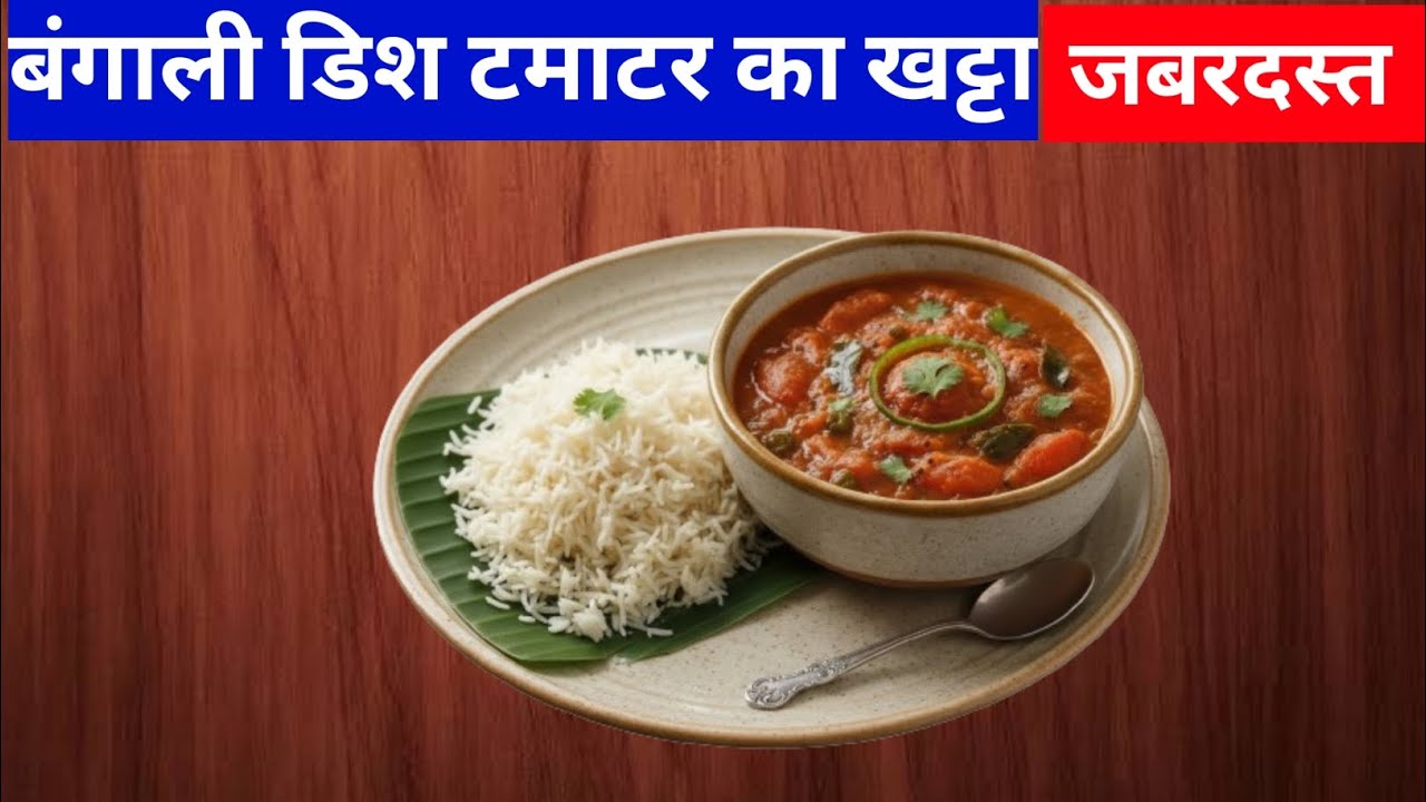 बंगाली डिश टमाटर का खट्टा 🍅 ||Bengali dish tomato ka khatta 🍅
