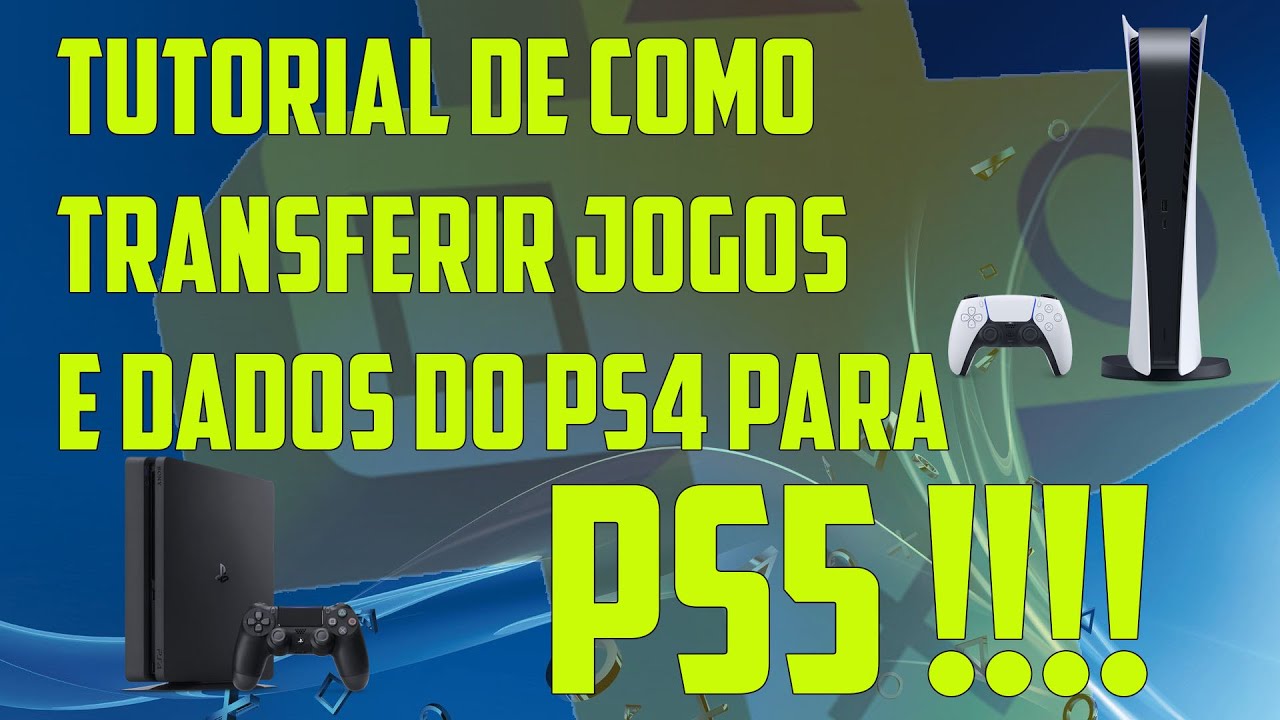 COMO TRANSFERIR SAVES DO PS4 PARA O PS5 PASSO A PASSO