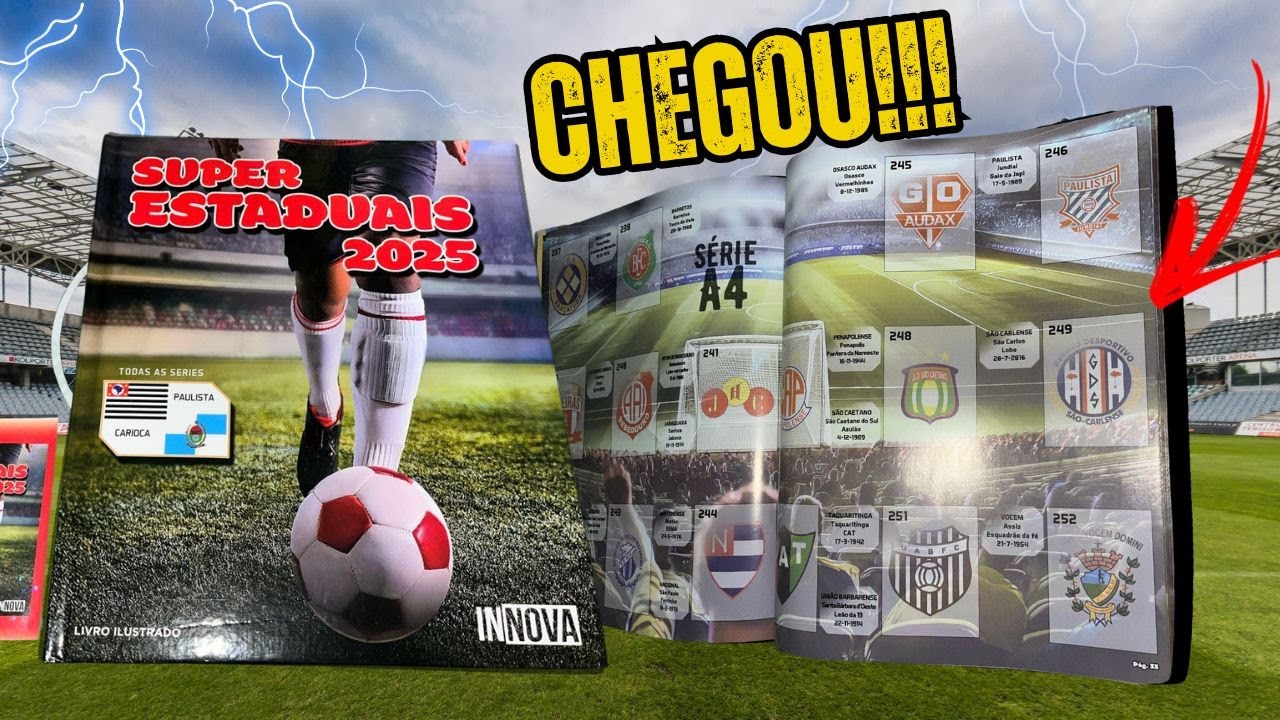 CHEGOU MAIS UM NA MINHA COLEÇÃO - SUPER ESTADUAIS 2025 - Ed. INNOVA