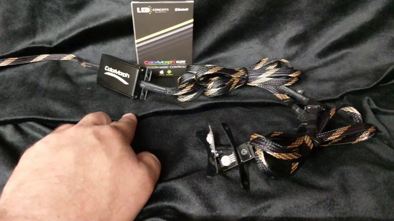 LED Concepts Colormorph RGBW Demon Eyes and Bluetooth Controller review and demo