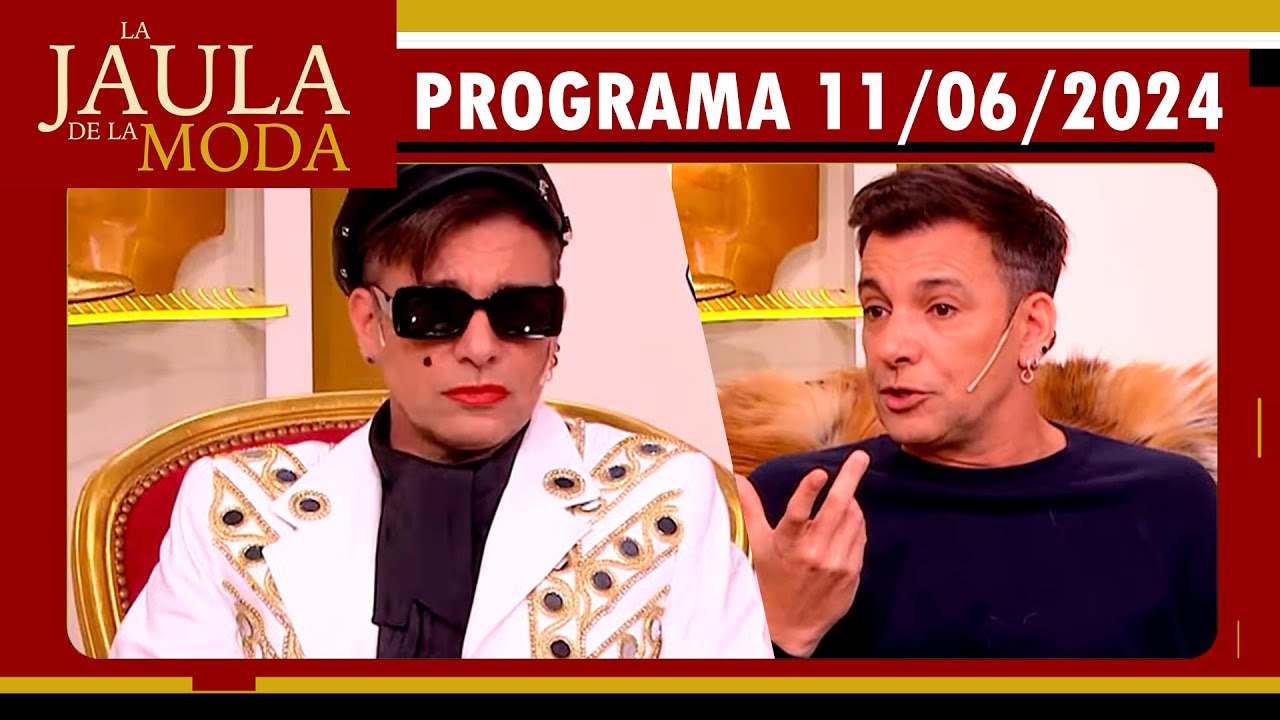 LA JAULA DE LA MODA - Programa 11/06/24 - INVITADO: MARTÍN BOSSI