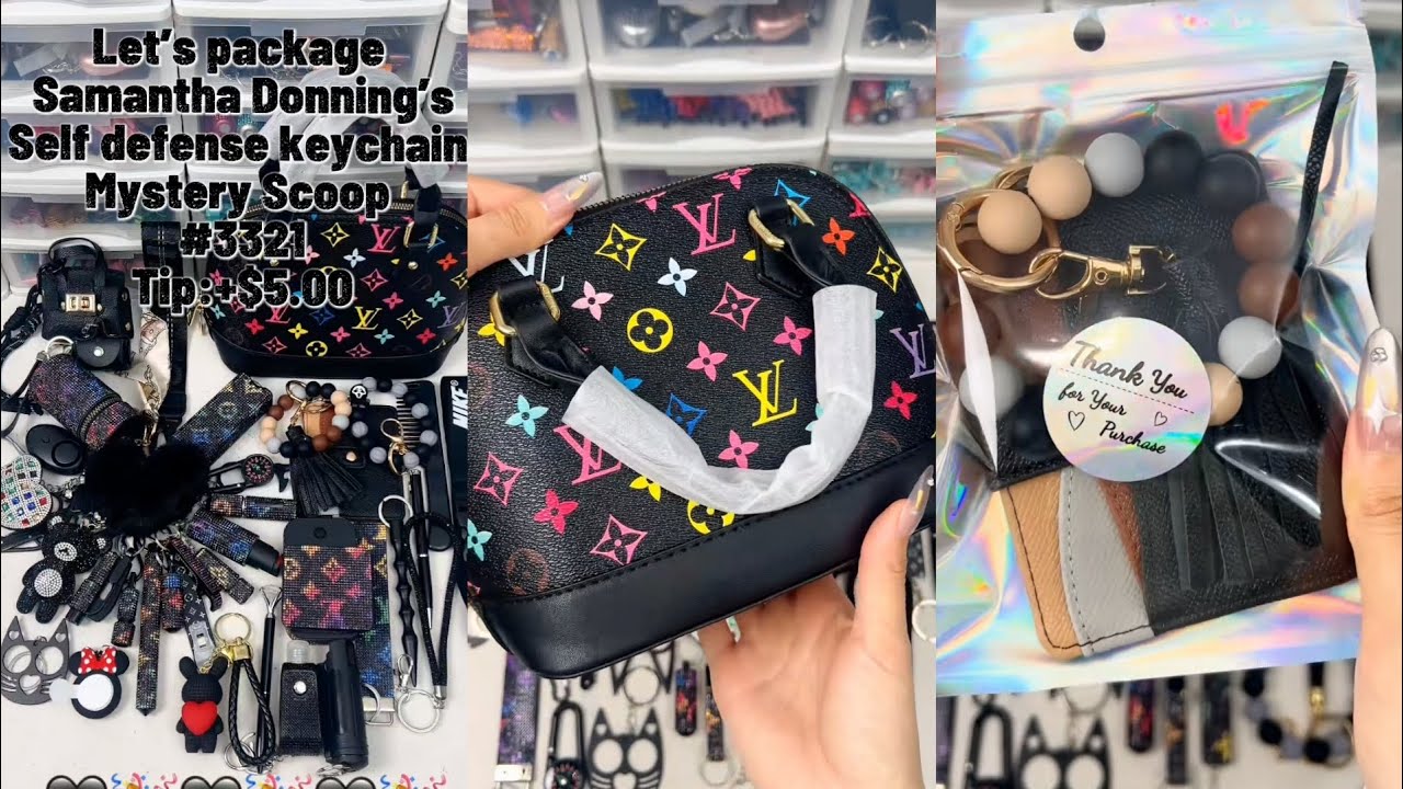 Black🖤 Huge 40 scoop order packing| Satisfying ASMR| Selfdefense & Cutebags| Enjoy❤️