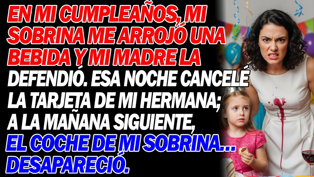 🎂💦 En mi cumpleaños, mi sobrina me empapó y se burló… mi respuesta lo cambió todo 😱✨