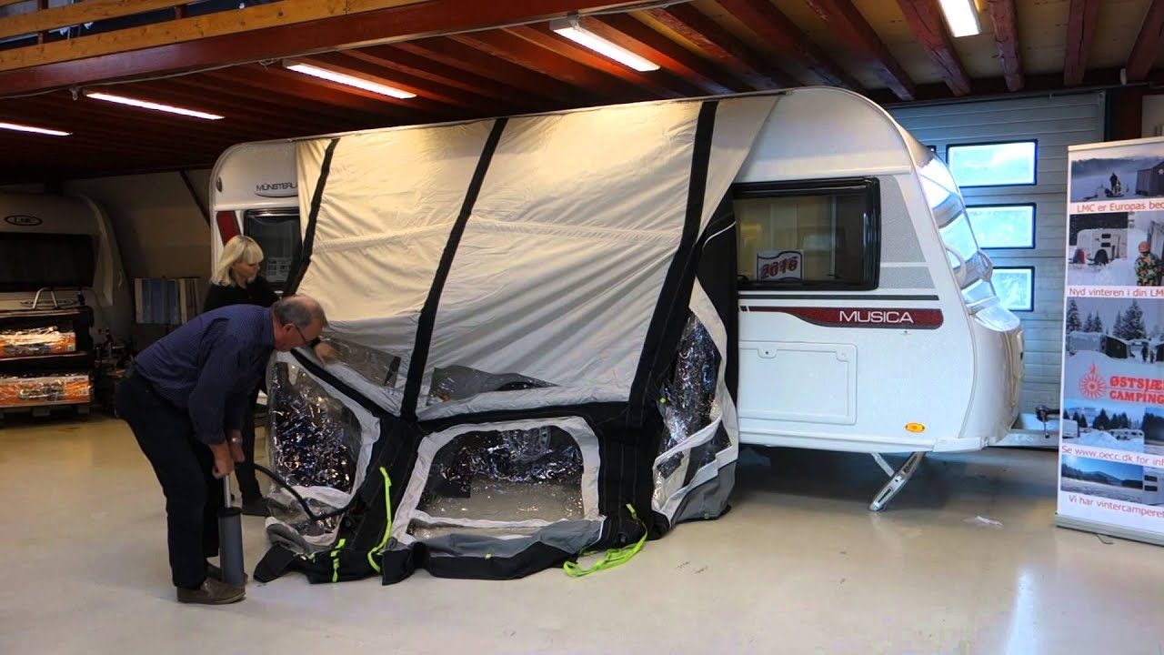 Kampa Ace Air 300 lufttelt hos Østsjællands Camping Center