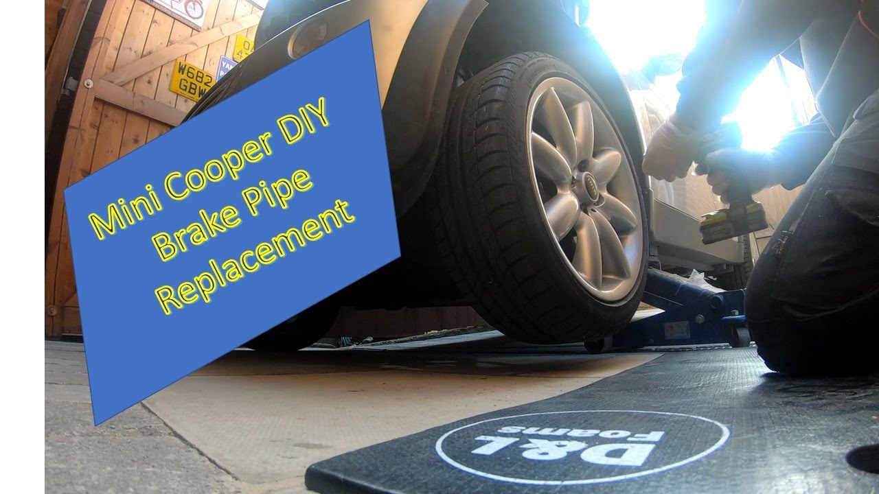 Mini Cooper DIY brake pipe replacement 4K
