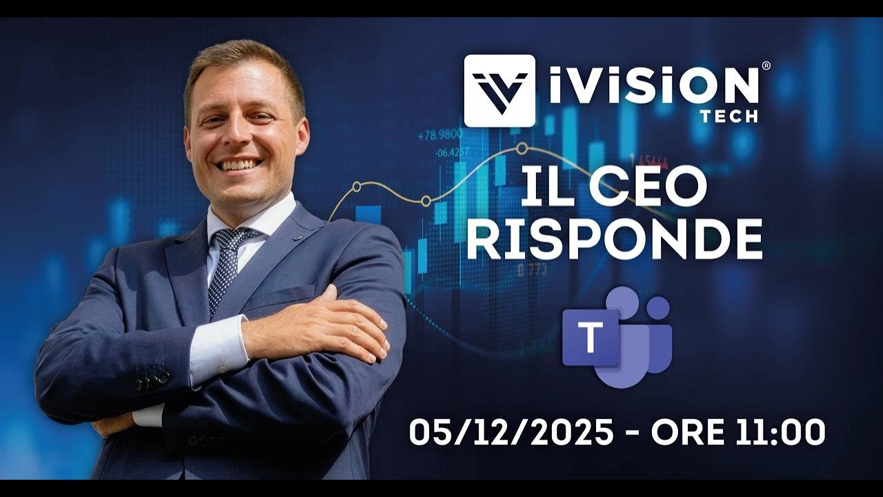 Registrazione “Il CEO risponde”, 5 dicembre 2025 | Recording “The CEO Answers”, December 5th, 2025