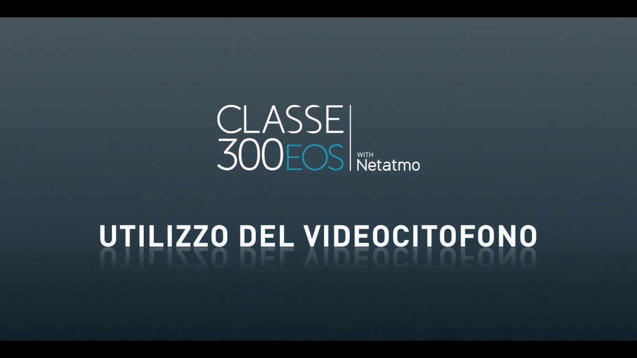 BTicino Classe 300EOS with Netatmo : utilizzo del videocitofono.