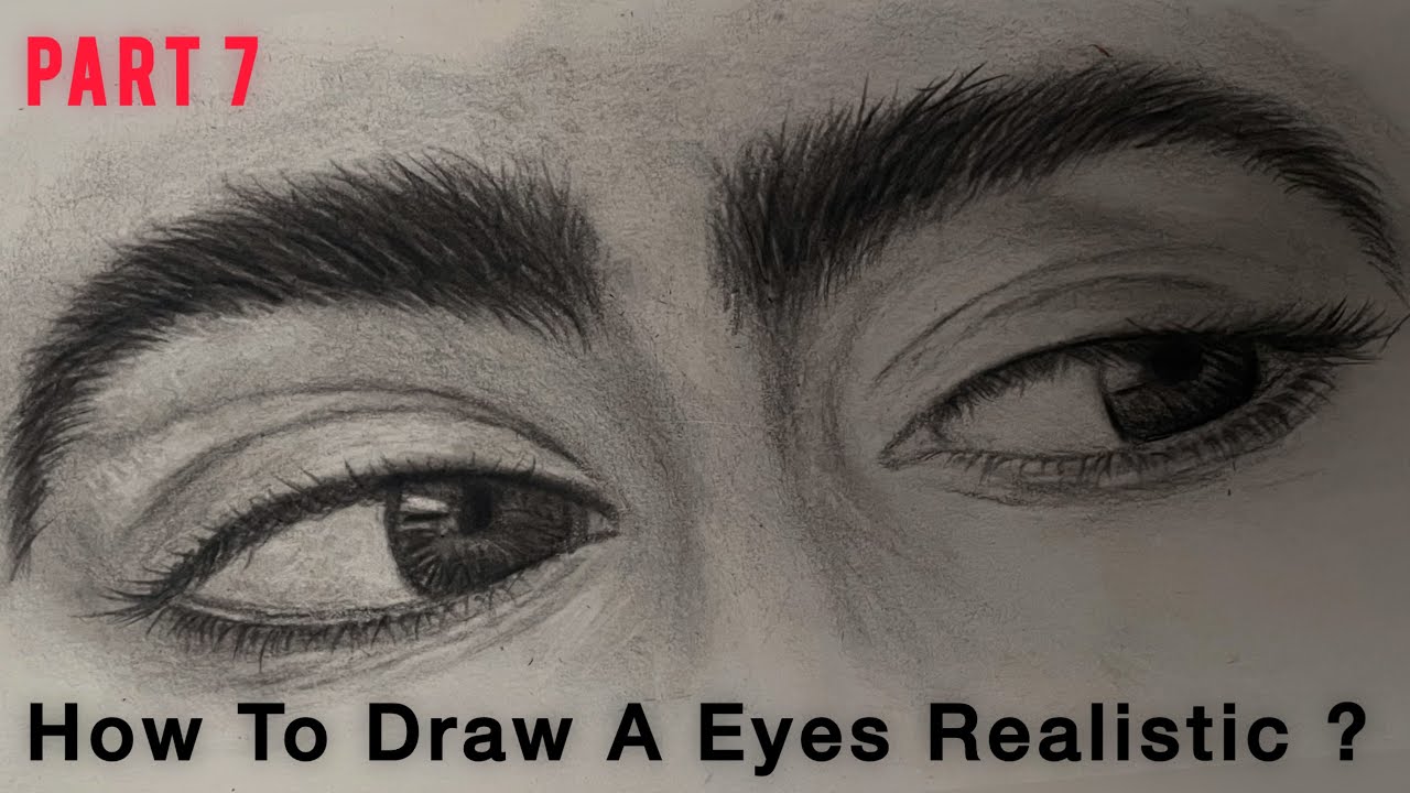 😱How to Draw a Realistic Eye – Step by Step Easy Tutorial (Part 7)