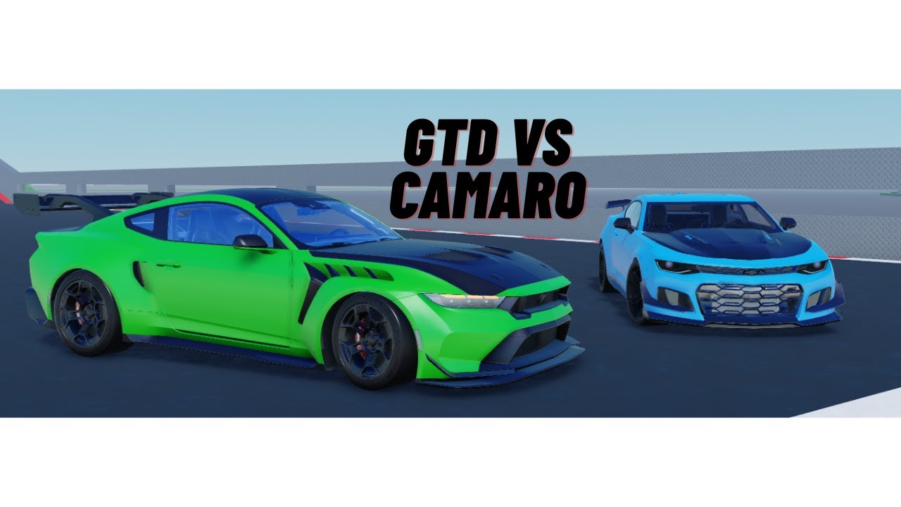 Mustang GTD VS Chevrolet CAMARO!!!!  (No Commentary)