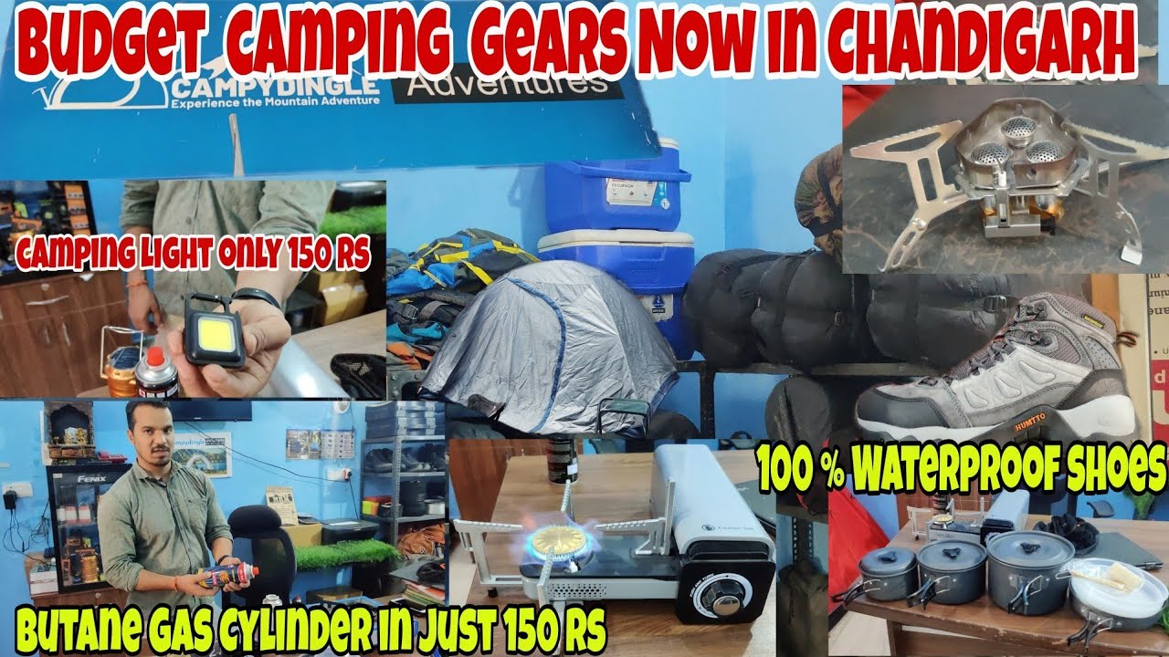 Cheap & Best Camping Gears now in  Chandigarh | Camping tents | Sleeping bag | Camping Lights & more